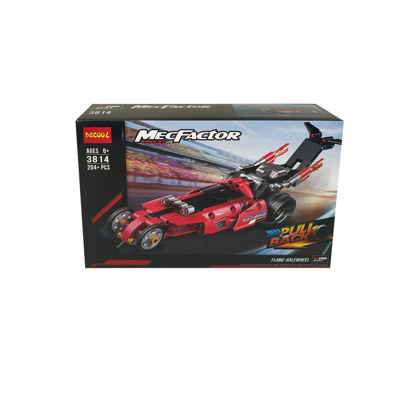 Jucarii, Copii si Bebe - Jucarii si jocuri - Seturi de constructie si cuburi - Seturi de constructie - Set Tehnic Constructie, Model 3814, Masina de curse, 204 piese - Infinity.ro