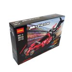 Jucarii, Copii si Bebe - Jucarii si jocuri - Seturi de constructie si cuburi - Seturi de constructie - Set Tehnic Constructie, Model 3814, Masina de curse, 204 piese - Infinity.ro