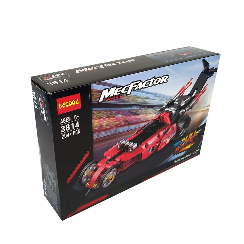 Jucarii, Copii si Bebe - Jucarii si jocuri - Seturi de constructie si cuburi - Seturi de constructie - Set Tehnic Constructie, Model 3814, Masina de curse, 204 piese - Infinity.ro