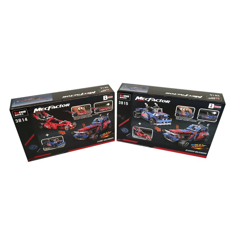 Jucarii, Copii si Bebe - Jucarii si jocuri - Seturi de constructie si cuburi - Seturi de constructie - Set Tehnic Constructie, Model 3814, Masina de curse, 204 piese - Infinity.ro