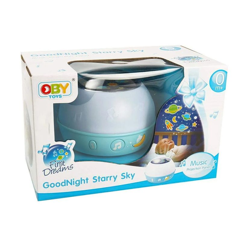 Casa si Gradina - Corpuri si surse de iluminat - Veioze si lampi - Lampi de veghe copii - Lampa de veghe cu proiector muzical, conectare bluetooth, ObyToys - Infinity.ro
