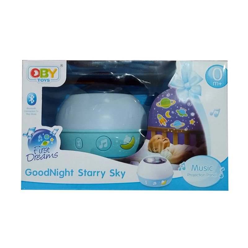 Casa si Gradina - Corpuri si surse de iluminat - Veioze si lampi - Lampi de veghe copii - Lampa de veghe cu proiector muzical, conectare bluetooth, ObyToys - Infinity.ro