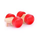 Jucarii, Copii si Bebe - Jucarii si jocuri - Jucarii bebelusi - Jucarii de tras/impins - Jucarie de tras din lemn, Gaina cu oua, 36 cm lungime, 3 ani+, EduJucarii - Infinity.ro