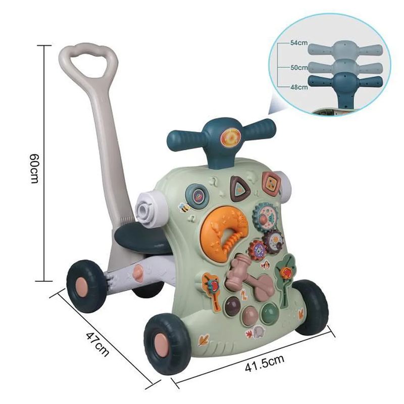 Jucarii, Copii si Bebe - Carucioare si articole de transport - Premergatoare - Centru activitati multiple, 5 in 1, lumini, sunete, Antemergator, Tricicleta, Masinuta,  Trotineta, Masa de activitati - Infinity.ro