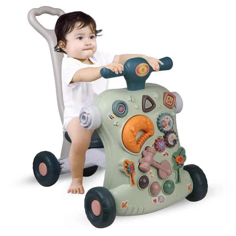 Jucarii, Copii si Bebe - Carucioare si articole de transport - Premergatoare - Centru activitati multiple, 5 in 1, lumini, sunete, Antemergator, Tricicleta, Masinuta,  Trotineta, Masa de activitati - Infinity.ro