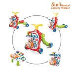 Jucarii, Copii si Bebe - Jucarii si jocuri - Jucarii bebelusi - Centre de activitati - Centru de activitati multiple, 5 in 1, lumini, sunete, Antemergator, Masa activitati, Tricicleta, Masinuta,  Trotineta, - Infinity.ro