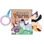 Carti si Birotica - Carti - Carti pentru copii - Carti pentru bebelusi - Set 4 carti senzoriale fosnitoare, Dinosaur world, Happy farm, Land Animals,  Marine Animals,  11 x 13.5 cm, EduJucarii - Infinity.ro