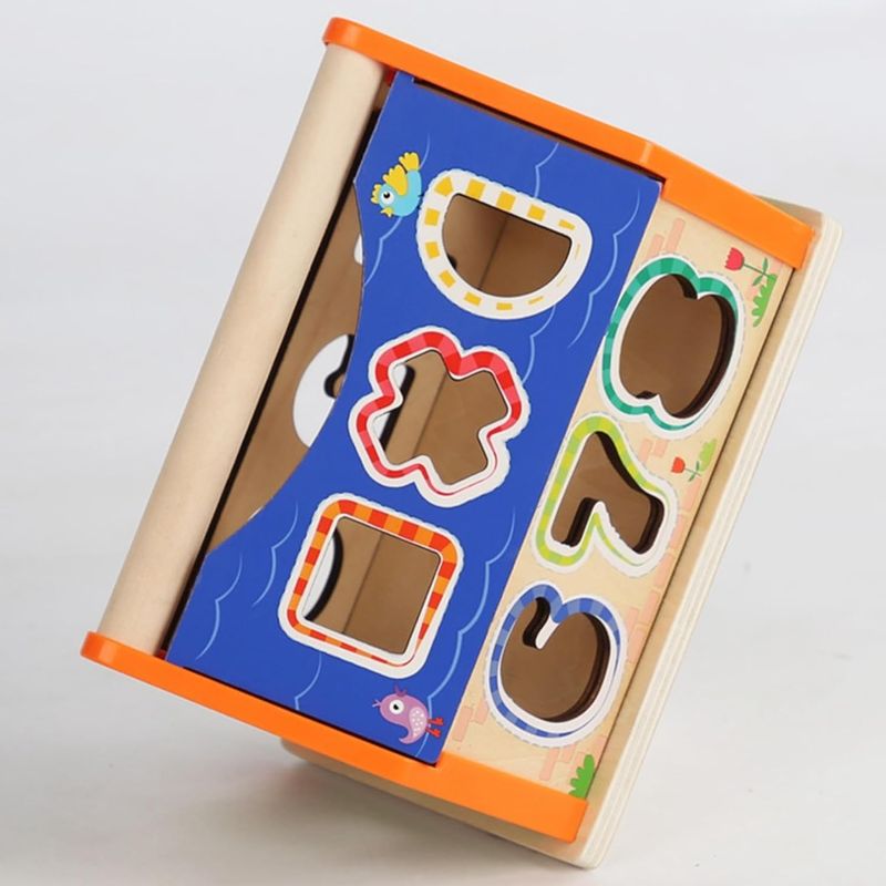 Jucarii, Copii si Bebe - Jucarii si jocuri - Jucarii & jocuri educative - Jucarii interactive - Casuta Sortatoare de Forme Geometrice si Cifre, Operatii matematice, Montessori, 3 ani +, EduJucarii - Infinity.ro