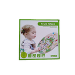 Jucarii, Copii si Bebe - Jucarii si jocuri - Jocuri si puzzle - Puzzle - Puzzle Lemn Labirint in format 3D, Montessori, Fructe, Edujucarii, 3 ani+ - Infinity.ro