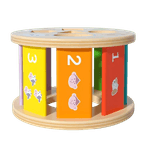 Jucarii, Copii si Bebe - Jucarii si jocuri - Jucarii & jocuri educative - Jucarii interactive - Aligator de tras din lemn cu forme geometrice, EduJucarii - Infinity.ro