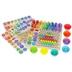 Jucarii, Copii si Bebe - Jucarii si jocuri - Jucarii & jocuri educative - Jucarii interactive - Joc Logarithmic 6 in 1 sortare, indemanare, asociere, stivuire piese, Joc tip Montessori, 3 ani - Infinity.ro