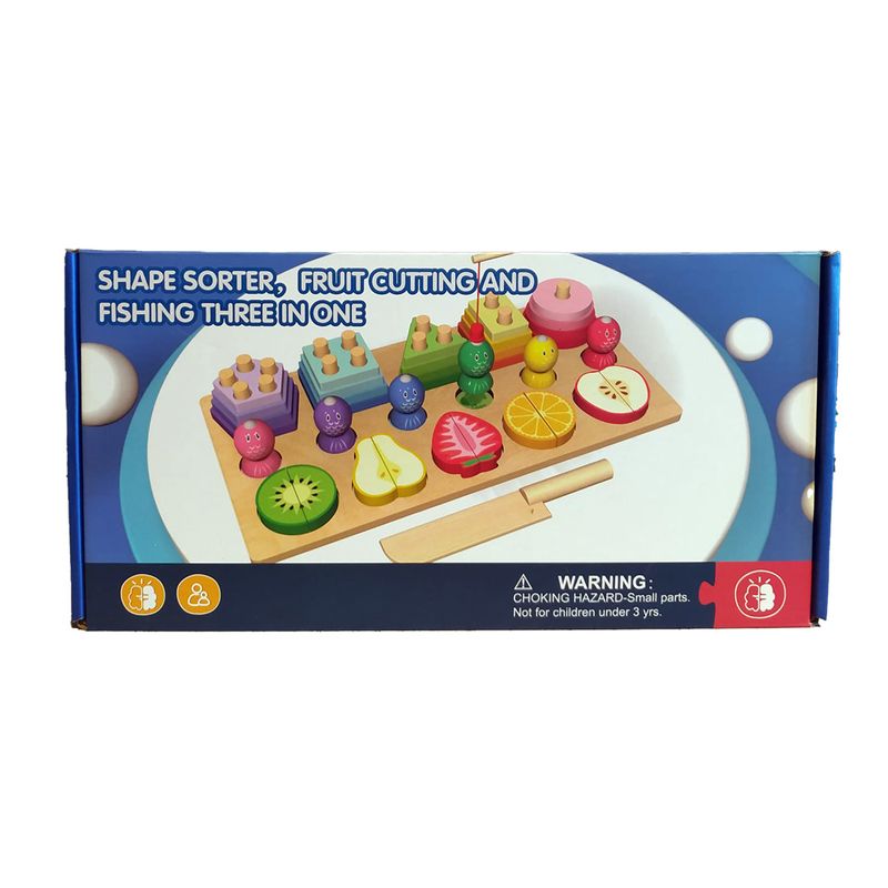 Jucarii, Copii si Bebe - Jucarii si jocuri - Jucarii & jocuri educative - Jucarii interactive - Aritmetic 3 in 1, sortator forme geometrice, joc pescuit, puzzle,Joc educativ logaritmic, Montessori, 3 ani+, Edujucarii - Infinity.ro