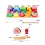 Jucarii, Copii si Bebe - Jucarii si jocuri - Jucarii & jocuri educative - Jucarii interactive - Aritmetic 3 in 1, sortator forme geometrice, joc pescuit, puzzle,Joc educativ logaritmic, Montessori, 3 ani+, Edujucarii - Infinity.ro