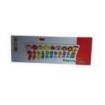 Jucarii, Copii si Bebe - Jucarii si jocuri - Jucarii & jocuri educative - Jocuri si jucarii educative - Joc  Montessori, lemn logaritmic cu cerculete  pt cantitate, numere, semne matematice,  Fruit Matching, 78 piese - Infinity.ro