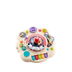 Jucarii, Copii si Bebe - Jucarii si jocuri - Jucarii & jocuri educative - Jucarii interactive - Masuta interactiva, muzicala, 2 in 1, centru de activitati, fata cu masa pentru LEGO si 30 piese, rosu, Edujucarii - Infinity.ro