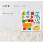 Jucarii, Copii si Bebe - Jucarii si jocuri - Jucarii bebelusi - Jucarii interactive bebelusi - Masuta Interactiva Muzicala cu lumini si sunete, Panou Detasabil, Lampa Intermitenta cu Sunet, Volum Reglabil, 12 luni+ - Infinity.ro