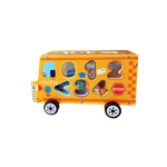 Jucarii, Copii si Bebe - Jucarii si jocuri - Jucarii & jocuri educative - Jucarii interactive - Autobuz scolar Lemn, SortatorCifre, Semne Matematice, Montessori, Multicolora, Lemn, 18 Piese, 3 ani+, Edujucarii - Infinity.ro