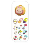 Jucarii, Copii si Bebe - Jucarii si jocuri - Jucarii bebelusi - Jucarii interactive bebelusi - Set 12 piese jucarii zornaitoare bebelusi, jucarii pentru dentitie, cutie de transport in forma de iepuras,  0 luni, - Infinity.ro