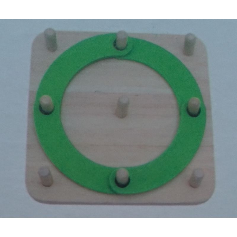 Jucarii, Copii si Bebe - Jucarii si jocuri - Jucarii & jocuri educative - Jocuri si jucarii educative - Joc din lemn, Montessori, Geoboard cu litere si cifre - Infinity.ro