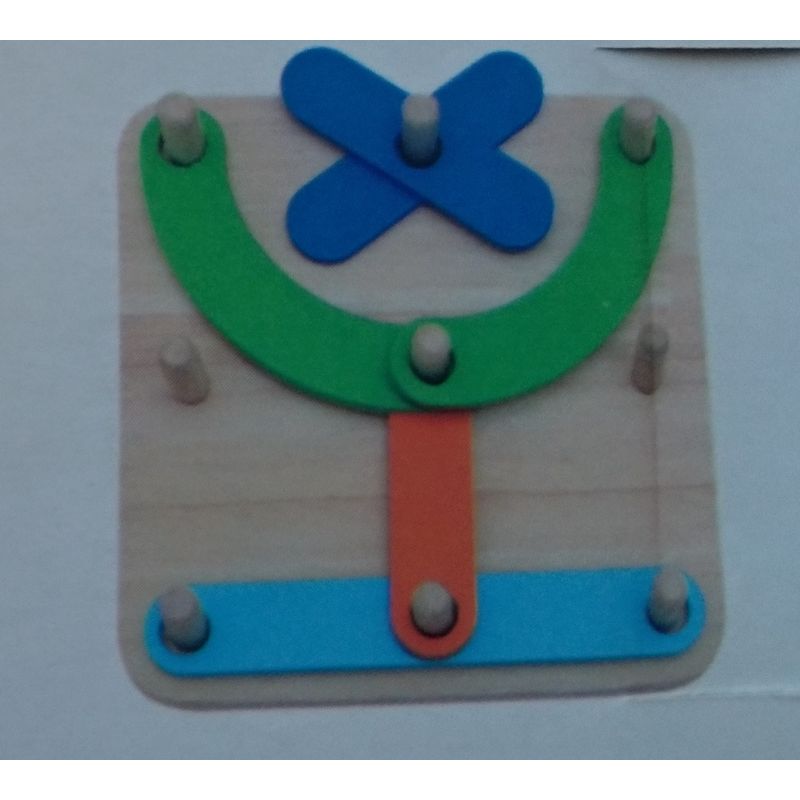 Jucarii, Copii si Bebe - Jucarii si jocuri - Jucarii & jocuri educative - Jocuri si jucarii educative - Joc din lemn, Montessori, Geoboard cu litere si cifre - Infinity.ro