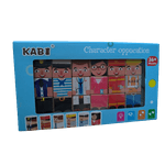 Jucarii, Copii si Bebe - Jucarii si jocuri - Seturi de constructie si cuburi - Seturi de constructie - Cuburi din lemn tip puzzle,  meserii - Infinity.ro