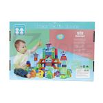 Jucarii, Copii si Bebe - Jucarii si jocuri - Jucarii & jocuri educative - Jocuri si jucarii educative - Set 100 cuburi lemn  - Trafic urban - Beilaluna Urban Traffic, 100 piese - Infinity.ro