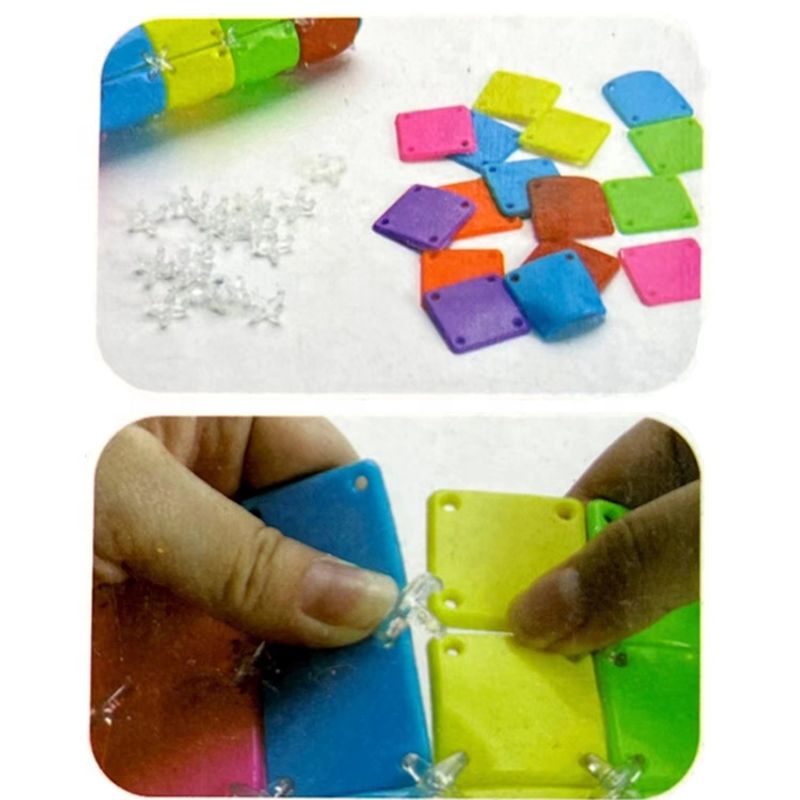 Jucarii, Copii si Bebe - Jucarii si jocuri - Jucarii & jocuri educative - Jucarii interactive - Joc creativ pentru fete, creeaza-ti propria geanta, 71 piese, 8 culori, 6 ani - Infinity.ro