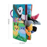 Carti si Birotica - Carti - Carti pentru copii - Carti pentru bebelusi - Set 4 carti senzoriale fosnitoare, bebelusi, animalute colorate, Dinosaur world, Happy farm, Land Animals,Marine Animals - Infinity.ro