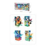 Carti si Birotica - Carti - Carti pentru copii - Carti pentru bebelusi - Set 4 carti senzoriale fosnitoare, bebelusi, animalute colorate, Dinosaur world, Happy farm, Land Animals,Marine Animals - Infinity.ro