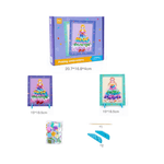 Jucarii, Copii si Bebe - Jucarii si jocuri - Jucarii & jocuri educative - Jocuri si jucarii educative - Joc Creativ si educativ pentru copii, Broderie pe Fusta Printesei blonde, 5 ani+, Edujucarii - Infinity.ro