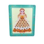 Jucarii, Copii si Bebe - Jucarii si jocuri - Jucarii & jocuri educative - Jocuri si jucarii educative - Joc Creativ si educativ pentru copii, Broderie pe Fusta Printesei blonde, 5 ani+, Edujucarii - Infinity.ro