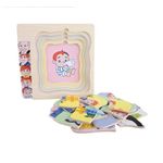 Jucarii, Copii si Bebe - Jucarii si jocuri - Jocuri si puzzle - Puzzle - Puzzle cu 4 Straturi, Invatati Despre Varstele Omului in Mod Interactiv, 3 ani+, Bunicul, Edujucarii - Infinity.ro