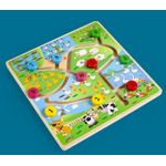Jucarii, Copii si Bebe - Jucarii si jocuri - Jocuri si puzzle - Puzzle - Puzzle Lemn Labirint in format 3D, Montessori, Multimi si numere, Edujucarii, 3 ani+ - Infinity.ro