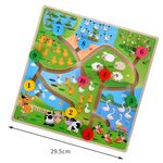 Jucarii, Copii si Bebe - Jucarii si jocuri - Jocuri si puzzle - Puzzle - Puzzle Lemn Labirint in format 3D, Montessori, Multimi si numere, Edujucarii, 3 ani+ - Infinity.ro