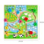 Jucarii, Copii si Bebe - Jucarii si jocuri - Jocuri si puzzle - Puzzle - Puzzle Lemn Labirint in format 3D, Montessori, Multimi si numere, Edujucarii, 3 ani+ - Infinity.ro