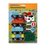 Jucarii, Copii si Bebe - Jucarii si jocuri - Jucarii & jocuri educative - Jucarii interactive - Trenulet din Lemn cu Elemente de Decor - O Aventura Feroviara Plina de Imaginatie, lemn, multicolor, 3 ani+ - Infinity.ro