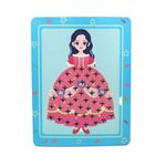 Jucarii, Copii si Bebe - Jucarii si jocuri - Jucarii & jocuri educative - Jucarii interactive - Joc Creativ si educativ pentru copii, Broderie pe Fusta Printesei brunete, 5 ani+, Edujucarii - Infinity.ro