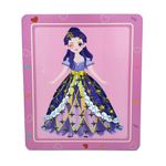 Jucarii, Copii si Bebe - Jucarii si jocuri - Jucarii & jocuri educative - Jucarii interactive - Joc Creativ si educativ pentru copii, Broderie pe Fusta Printesei brunete, 5 ani+, Edujucarii - Infinity.ro