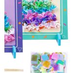 Jucarii, Copii si Bebe - Jucarii si jocuri - Jucarii & jocuri educative - Jucarii interactive - Joc Creativ si educativ pentru copii, Broderie pe Fusta Printesei brunete, 5 ani+, Edujucarii - Infinity.ro