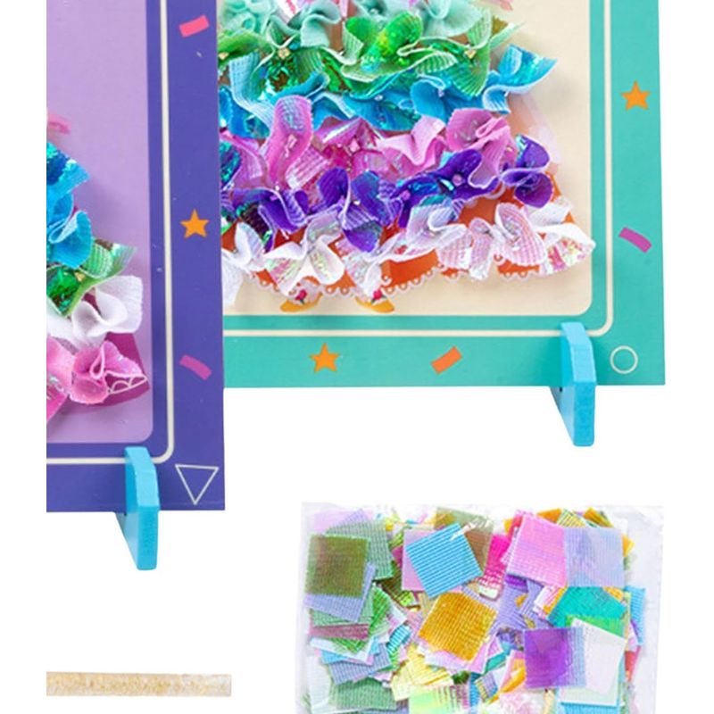 Jucarii, Copii si Bebe - Jucarii si jocuri - Jucarii & jocuri educative - Jucarii interactive - Joc Creativ si educativ pentru copii, Broderie pe Fusta Printesei brunete, 5 ani+, Edujucarii - Infinity.ro