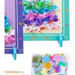 Jucarii, Copii si Bebe - Jucarii si jocuri - Jucarii & jocuri educative - Jucarii interactive - Joc Creativ si educativ pentru copii, Broderie pe Fusta Printesei brunete, 5 ani+, Edujucarii - Infinity.ro