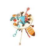 Jucarii, Copii si Bebe - Jucarii si jocuri - Jucarii bebelusi - Jucarii interactive bebelusi - Jucarie educationala de invatare timpurie pentru bebelusi, dezvoltare senzoriala, dentitie fara BPA, vulpita, Edujucarii - Infinity.ro