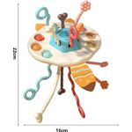 Jucarii, Copii si Bebe - Jucarii si jocuri - Jucarii bebelusi - Jucarii interactive bebelusi - Jucarie educationala de invatare timpurie pentru bebelusi, dezvoltare senzoriala, dentitie fara BPA, vulpita, Edujucarii - Infinity.ro