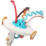 Jucarii, Copii si Bebe - Jucarii si jocuri - Jucarii bebelusi - Jucarii interactive bebelusi - Jucarie educationala de invatare timpurie pentru bebelusi, dezvoltare senzoriala, dentitie fara BPA, lebada, Edujucarii - Infinity.ro