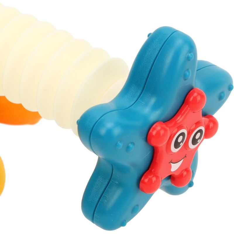 Jucarii, Copii si Bebe - Jucarii si jocuri - Jucarii & jocuri educative - Jucarii interactive - Jucarie senzoriala, dentitie pentru bebelusi, Caracatita tip Montessori din silicon, functii multiple, rosu, +12 luni - Infinity.ro