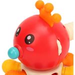 Jucarii, Copii si Bebe - Jucarii si jocuri - Jucarii & jocuri educative - Jucarii interactive - Jucarie senzoriala, dentitie pentru bebelusi, Caracatita tip Montessori din silicon, functii multiple, rosu, +12 luni - Infinity.ro