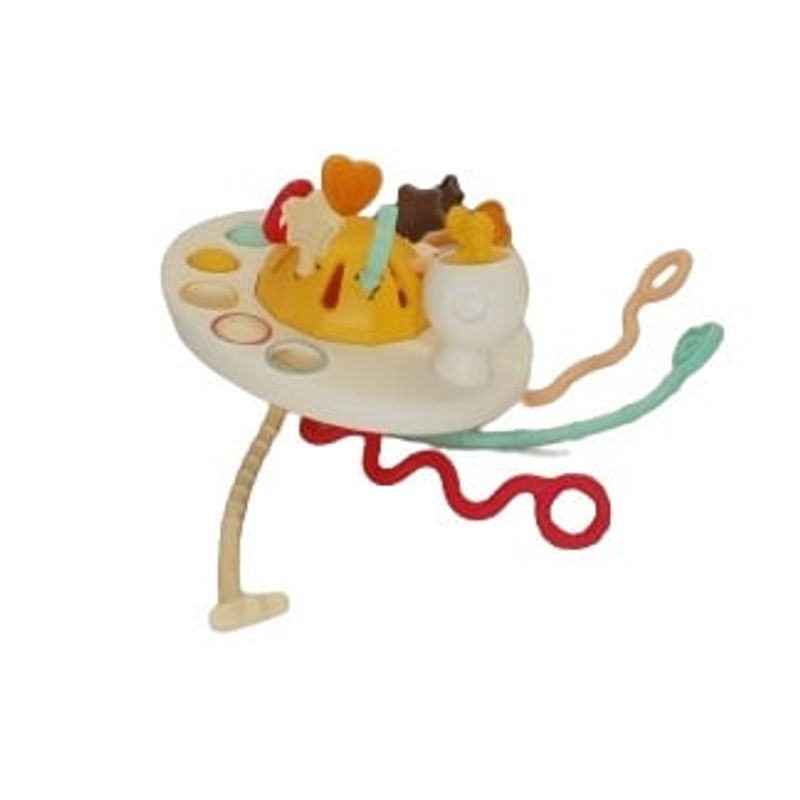 Jucarii, Copii si Bebe - Jucarii si jocuri - Jucarii bebelusi - Jucarii interactive bebelusi - Jucarie educationala invatare timpurie pentru bebelusi, dezvoltare senzoriala, dentitie fara BPA, caprioara, Edujucarii - Infinity.ro