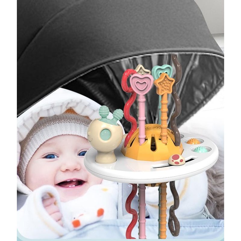 Jucarii, Copii si Bebe - Jucarii si jocuri - Jucarii bebelusi - Jucarii interactive bebelusi - Jucarie educationala invatare timpurie pentru bebelusi, dezvoltare senzoriala, dentitie fara BPA, caprioara, Edujucarii - Infinity.ro