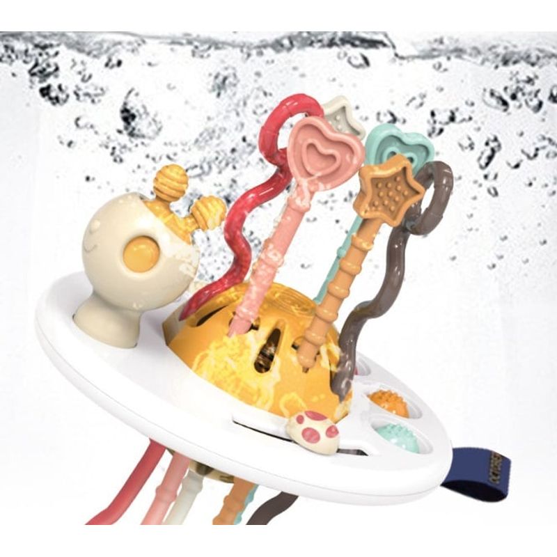 Jucarii, Copii si Bebe - Jucarii si jocuri - Jucarii bebelusi - Jucarii interactive bebelusi - Jucarie educationala invatare timpurie pentru bebelusi, dezvoltare senzoriala, dentitie fara BPA, caprioara, Edujucarii - Infinity.ro