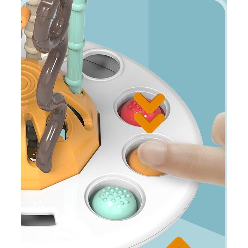 Jucarii, Copii si Bebe - Jucarii si jocuri - Jucarii bebelusi - Jucarii interactive bebelusi - Jucarie educationala invatare timpurie pentru bebelusi, dezvoltare senzoriala, dentitie fara BPA, caprioara, Edujucarii - Infinity.ro